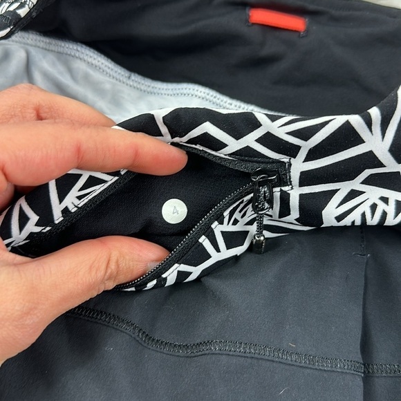 Lululemon Pace Rival Skirt II (Regular) Black / Posey Black White - Picture 6 of 6